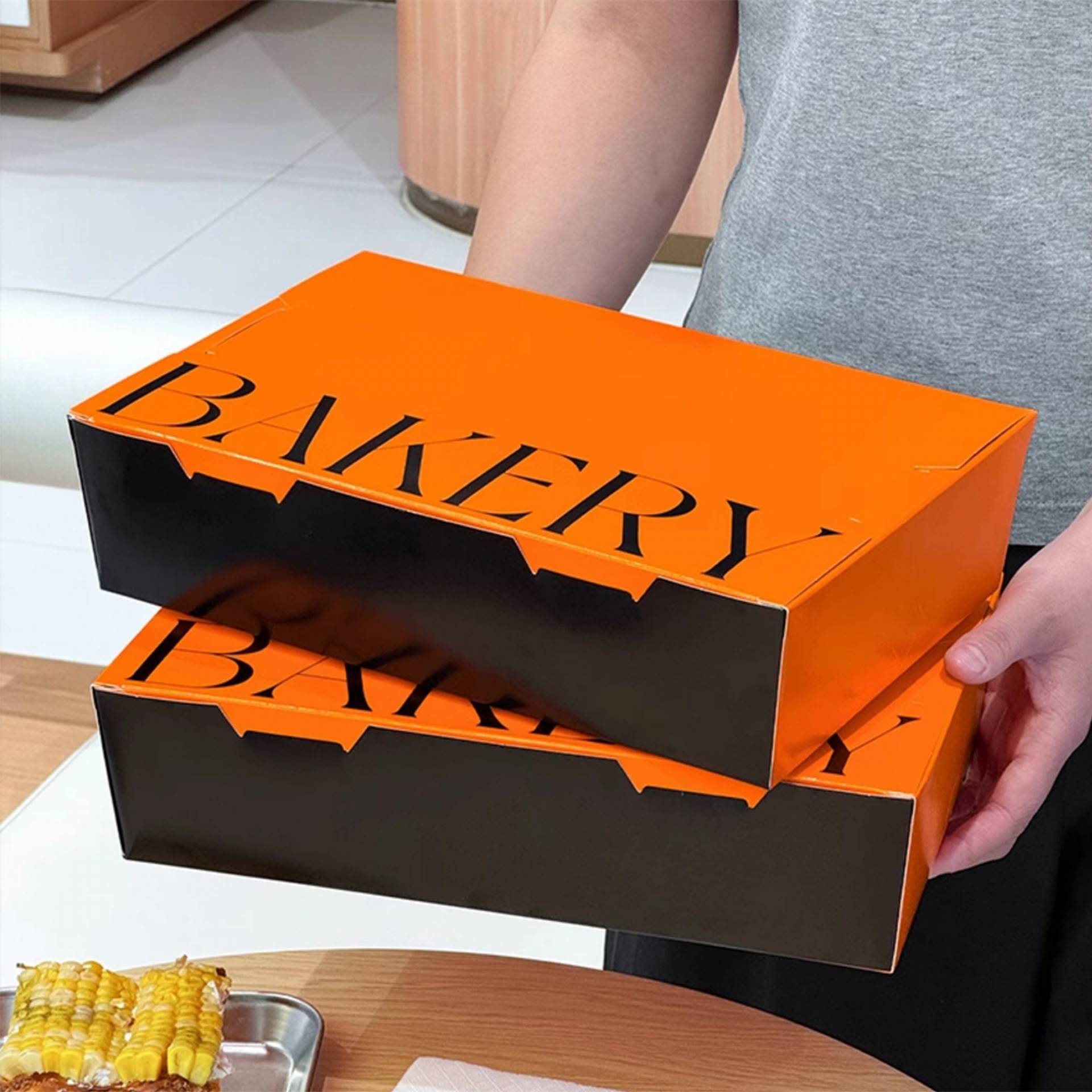 bakery dessert airplane packaging box food grade 3