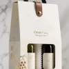 book style wine packaging box with handle window 3