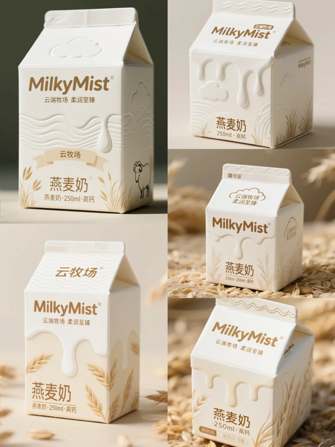 carton beverage packaging box milk style 3