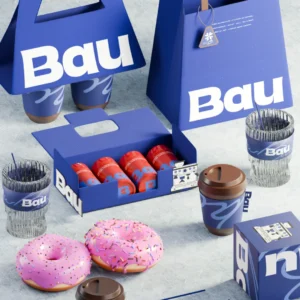 Custom Beverage Packaging Set – Drink Carrier Box & Takeaway Packaging Solution