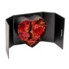custom heart shaped gift box with ribbon 2