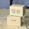 Custom paper food box packaging for bakery and dessert