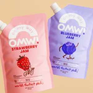 Custom stand up spout pouch for food and liquid packaging