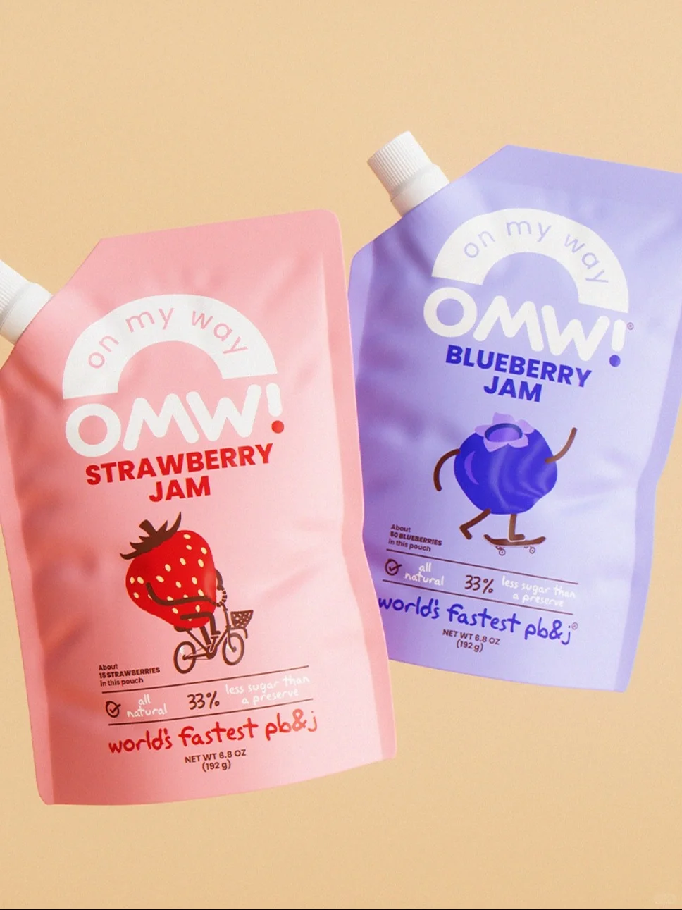 Custom stand up spout pouch for food and liquid packaging