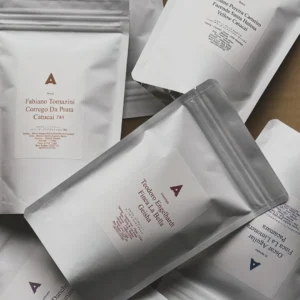 Custom stand up pouch for coffee and food packaging