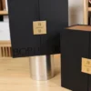 double door magnetic luxury gift box black gold 3