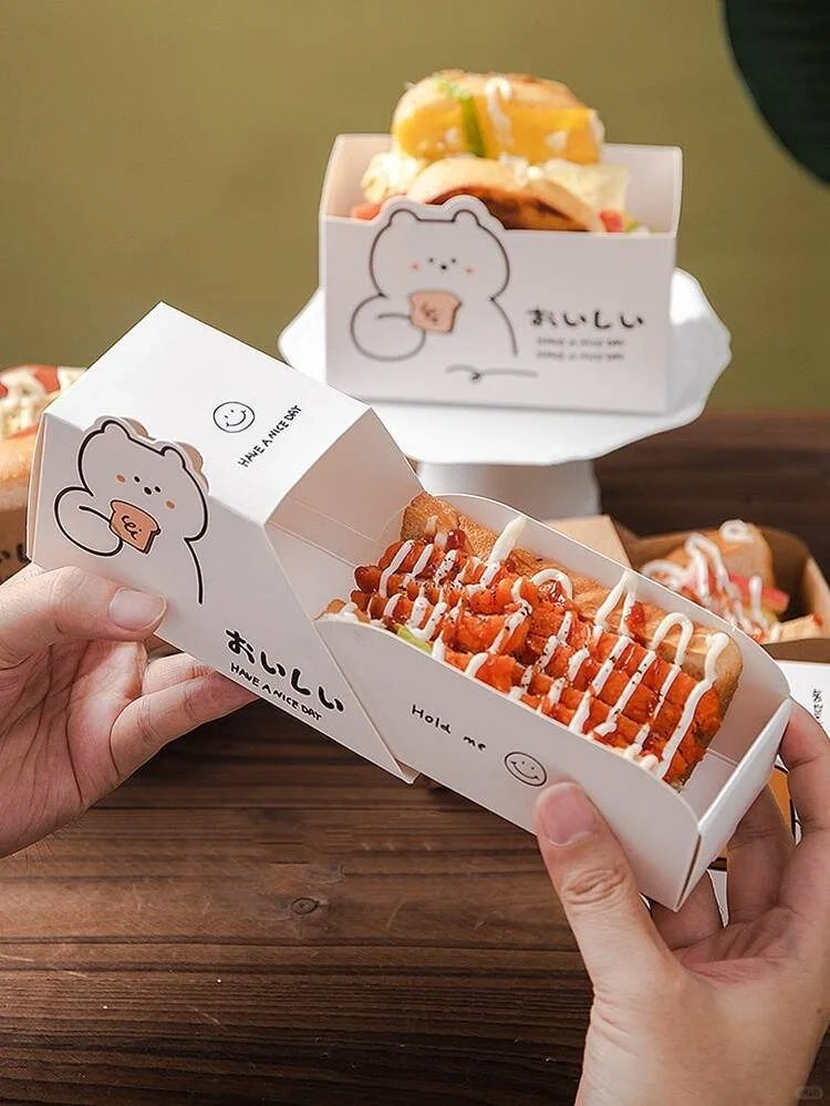 drawer paper box food packaging custom 4
