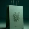 embossed paper gift bag rope handle 2