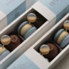 flat pack dessert gift box macaron packaging 1