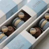 flat pack dessert gift box macaron packaging 2