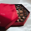 Luxury hexagon chocolate packaging box with premium insert tray