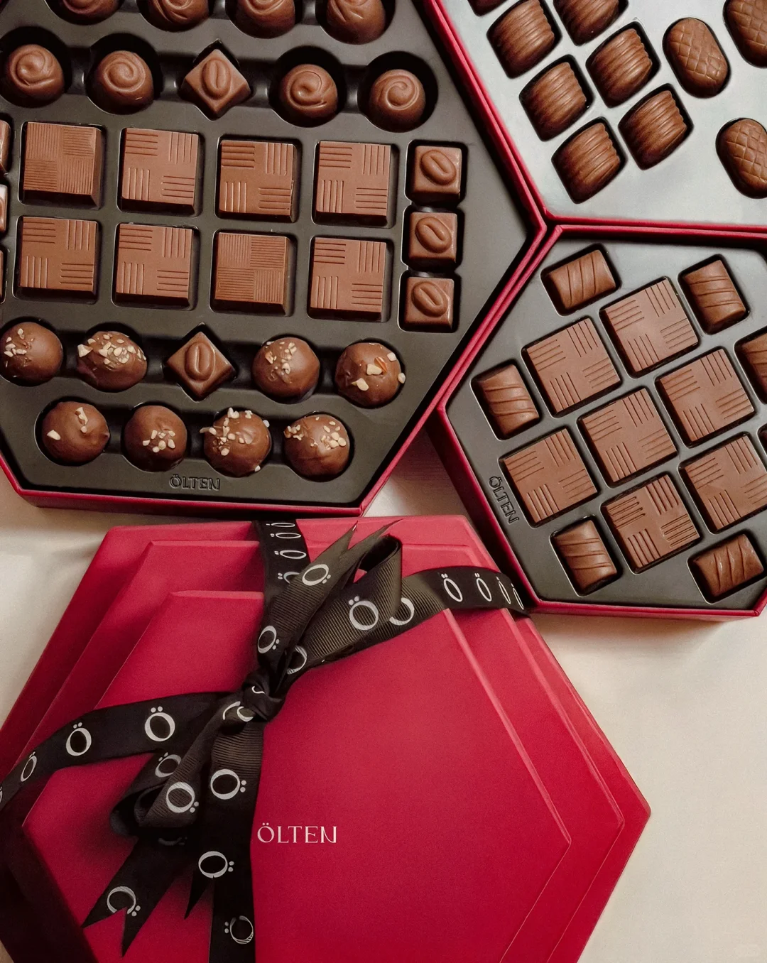 hexagon chocolate packaging box luxury 4
