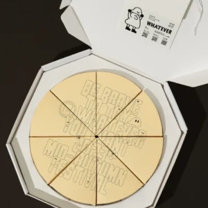 Custom irregular airplane dessert box with octagonal structure