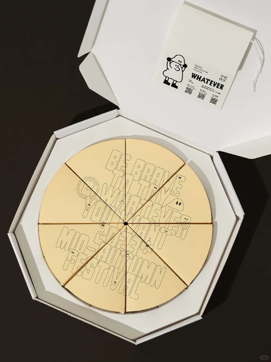 Custom irregular airplane dessert box with octagonal structure