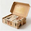Kraft airplane mailer box designed for easy packing and lower shipping cost