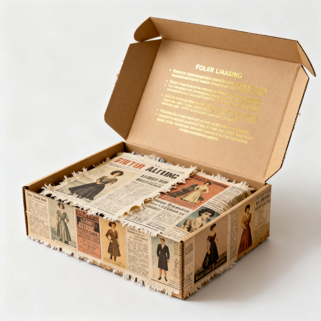 Kraft airplane mailer box designed for easy packing and lower shipping cost