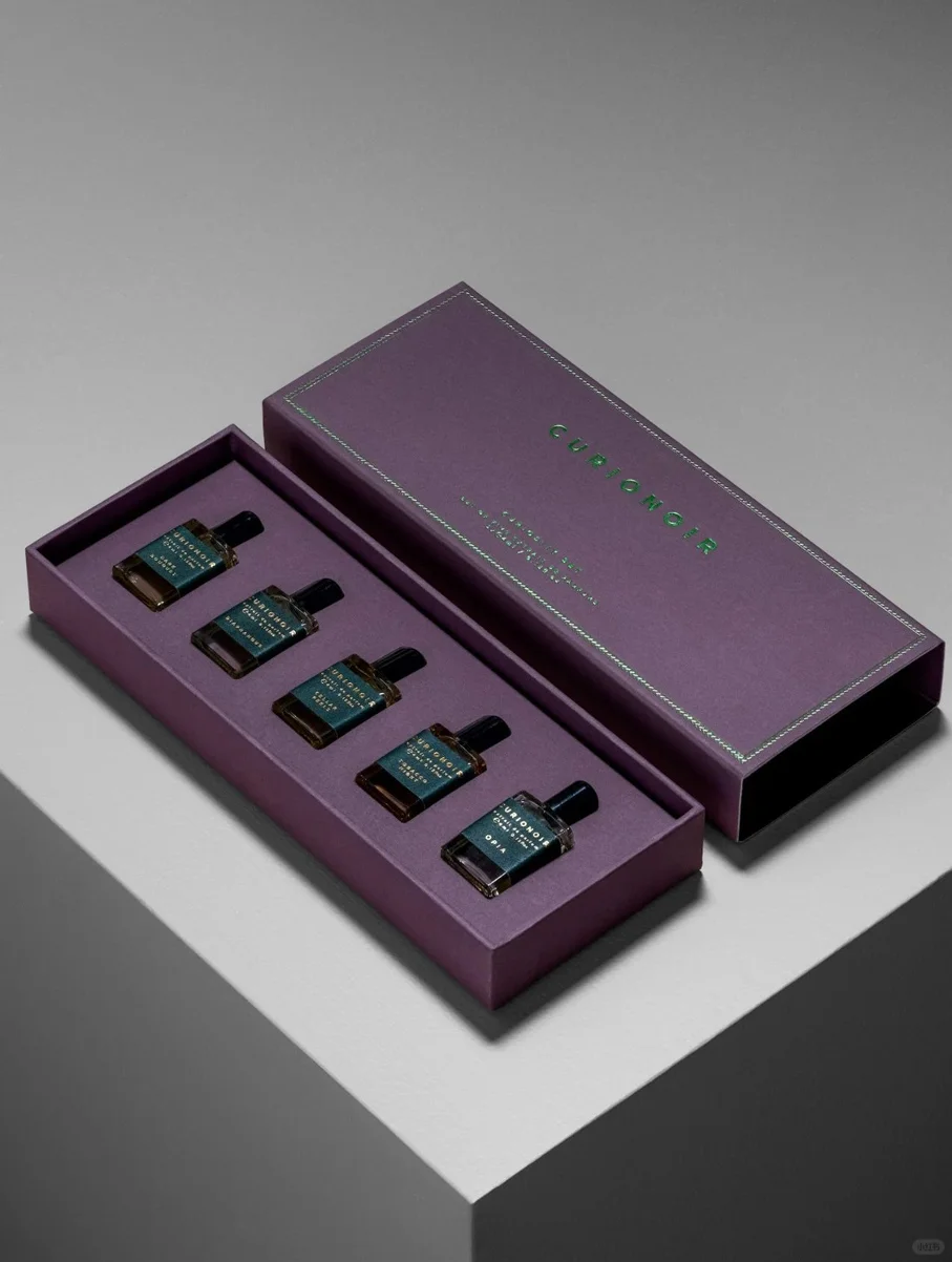 luxury perfume packaging box specialty paper rigid 1