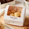 paper window food box for bakery dessert 2