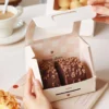 paper window food box for bakery dessert 3