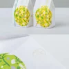 House-shaped magnetic gift box made from specialty paper with roof-style structure