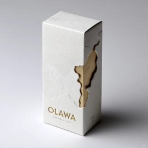 Product 6 Luxury rigid gift box made with textured specialty paper and organic tear-edge design