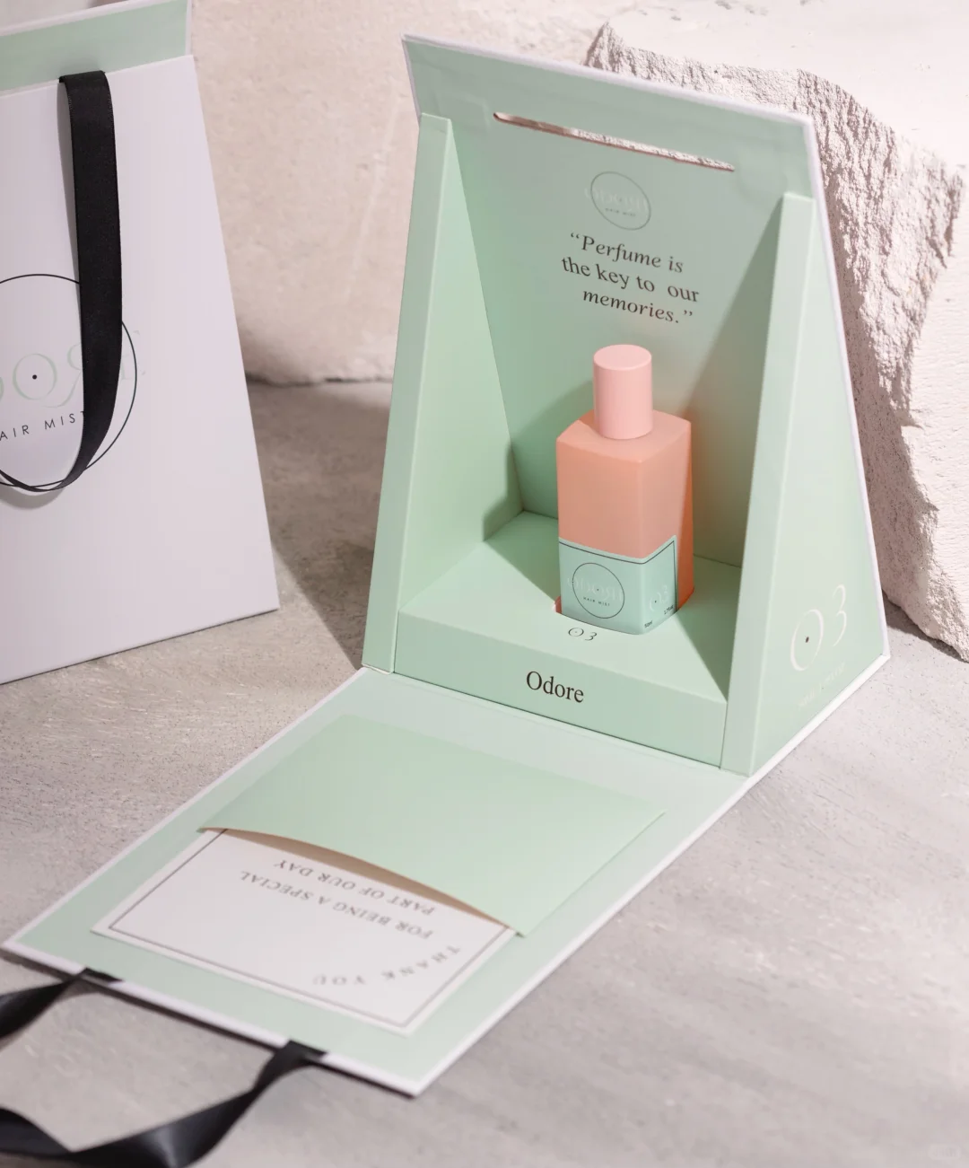 Triangle magnetic gift box packaging with premium rigid structure
