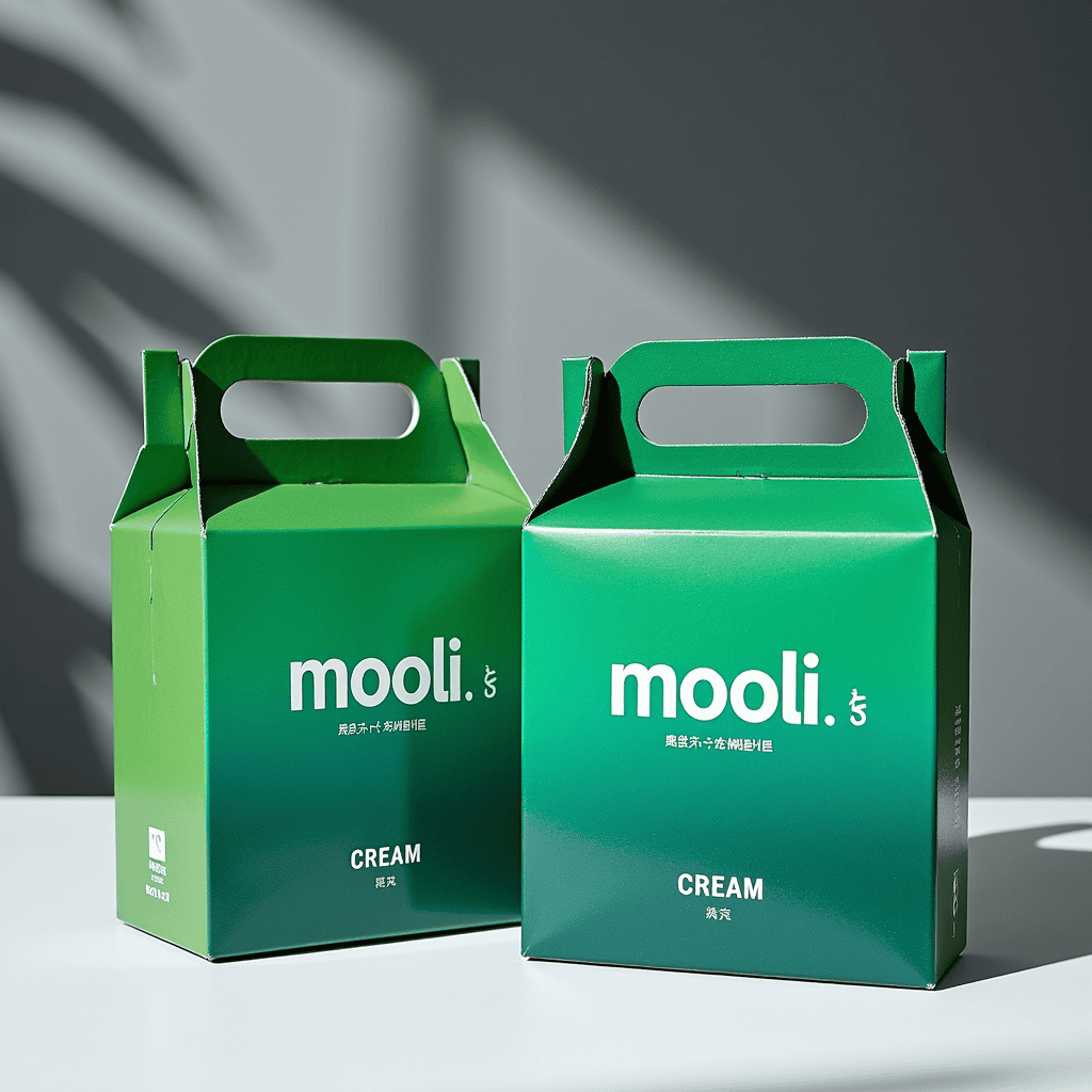 Custom food packaging box with eco friendly materials